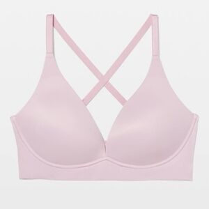 NEW Soma Enbliss Luxe Plunge Bralette Bra Intimates Pink Lilac Size Large